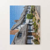 Traditionelles Englisch gepflasterte Hütten Puzzle (Vertikal)