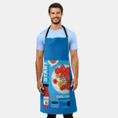 Traditionelles englisches Frühstück Schürze (Getragen)