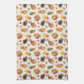 Traditionelles Erntedank Küchentuch (Vertikal)