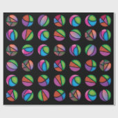 Traditionelles Fenster mit festgehaltenem Glas Geschenkpapier (Flach)