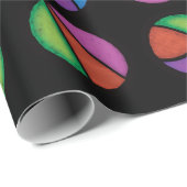 Traditionelles Fenster mit festgehaltenem Glas Geschenkpapier (Rolleneckpunkt)