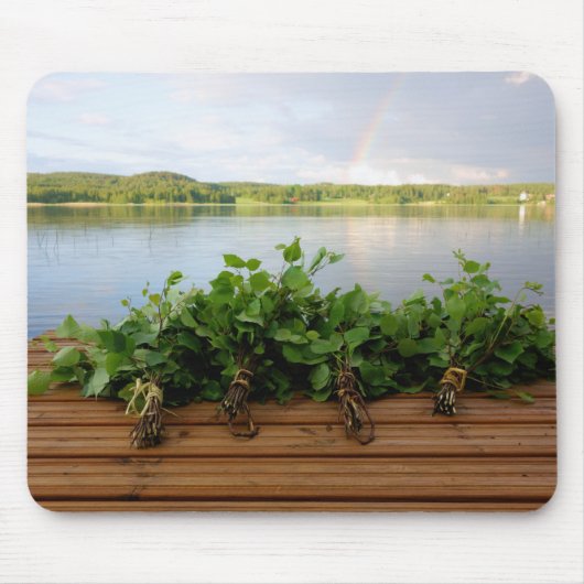 Traditionelles finnisches Bad spenst Mousepad (Vorne)