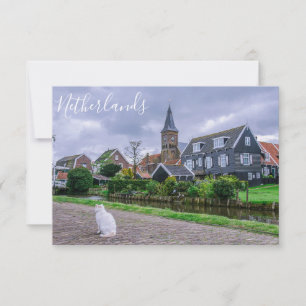 Traditionelles Fischerdorf Marken in den Niederlan