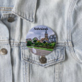 Traditionelles Fischerdorf Marken in den Niederlan Button (Beispiel)