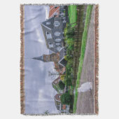 Traditionelles Fischerdorf Marken in den Niederlan Decke (Vorderseite Vertikal)