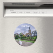 Traditionelles Fischerdorf Marken in den Niederlan Magnet (In Situ (Geschirrspüler))