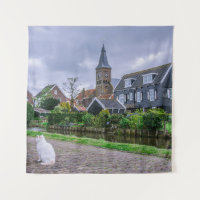 Traditionelles Fischerdorf Marken in den Niederlan