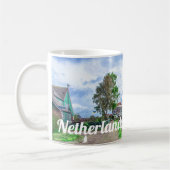 Traditionelles Fischerdorf Marken, Niederlande Kaffeetasse (Links)