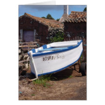 Traditionelles Fischereiboot der Azoren