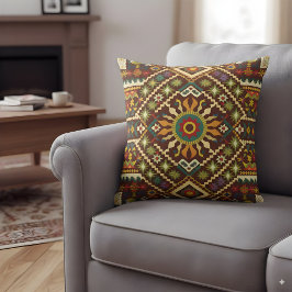 Traditionelles Folklore-Motiv Kissen