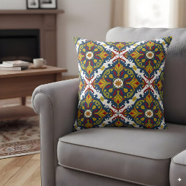 Traditionelles Folklore-Motiv Kissen