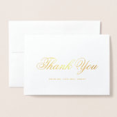 Traditionelles formelles Foto Elegant Wedding Viel Folienkarte (Vorderseite mit Umschlag)