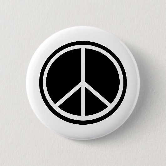Traditionelles Friedenssymbol Button (Vorderseite)