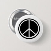 Traditionelles Friedenssymbol Button (Vorne & Hinten)