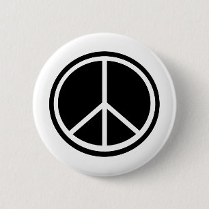 Traditionelles Friedenssymbol Button