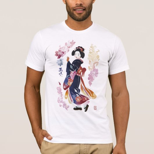 Traditionelles Geisha T-Shirt (Vorderseite)