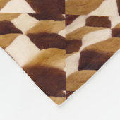 Traditionelles geometrisches Abstraktes Muster Fleecedecke (Ecke)