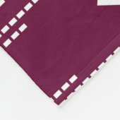 Traditionelles geometrisches ethnisches Muster Fleecedecke (Ecke)
