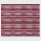 Traditionelles geometrisches ethnisches Muster Geschenkpapier (Flach)