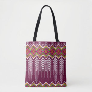 Traditionelles geometrisches ethnisches Muster Tasche