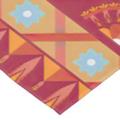 Traditionelles geometrisches Muster der Batik Tischdecke (Schrägansicht)