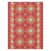Traditionelles geometrisches Muster der Batik Tischdecke (Vorderseite)