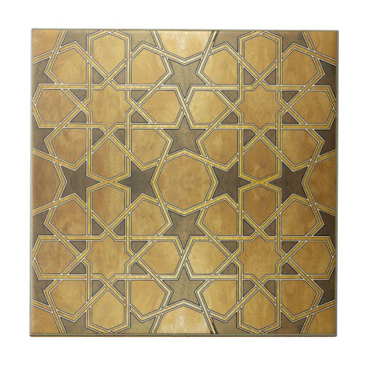 Traditionelles geometrisches Muster Fliese (Vorderseite)