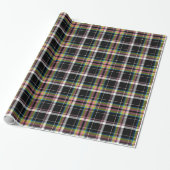 Traditionelles Geschenk für Öle Grüne Tartan Muste Geschenkpapier (Ungerollt)