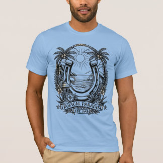 Traditionelles Glückshufeisen-Tattoo-T-Shirt | Vin T-Shirt