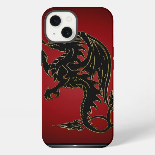 Traditionelles Gradient-Drachen-Case von Case-Mate iPhone Hülle (Rückseite)