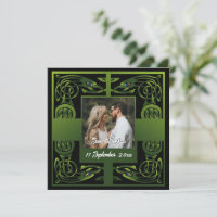 Traditionelles Green Irish Celtic Design