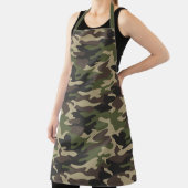 Traditionelles Green & Tan Camouflage Muster Schürze (InSitu)