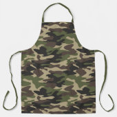 Traditionelles Green & Tan Camouflage Muster Schürze (Vorderseite)