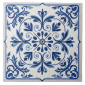 Traditionelles Griechenland Traditionelles Blau Ar Fliese (Vorderseite)