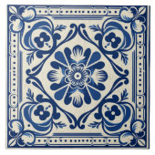 Traditionelles Griechenland Traditionelles Blau Ar Fliese (Vorderseite)