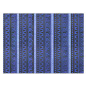 Traditionelles griechisches Windungs-Muster Tischdecke (Vorderseite (Horizontal))