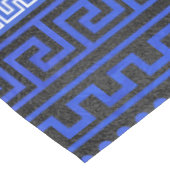 Traditionelles griechisches Windungs-Muster Tischdecke (Schrägansicht)