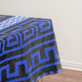 Traditionelles griechisches Windungs-Muster Tischdecke (Beispiel)