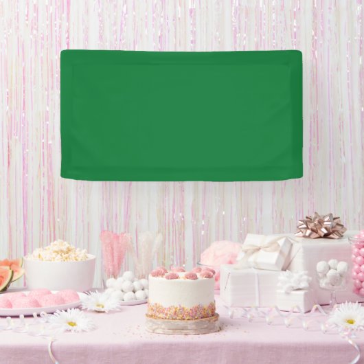 Traditionelles Grün - Banner (Party)
