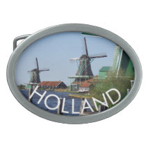 Traditionelles Grün-Weiß-Windmühlen-Foto