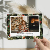 Traditionelles Grünes Heiliges Foto Dankeskarte