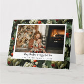 Traditionelles Grünes Heiliges Foto Karte (Vorderseite)