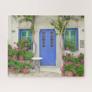Traditionelles Haus Tinos Island Griechenland Reis Puzzle