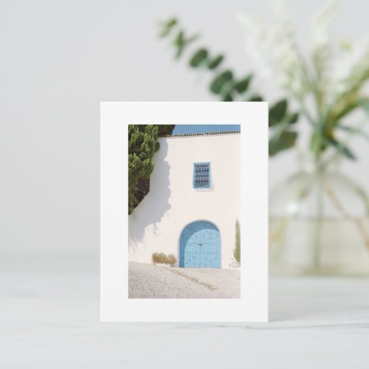 Traditionelles Haus: Tunesien Postkarte (Stehend Vorderseite)