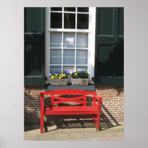 Traditionelles holländisches Haus in Holland Foto  Poster