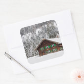 Traditionelles Holzhaus in Bayern Aufkleber (Umschlag)