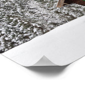 Traditionelles Holzhaus in Bayern Poster (Ecke)