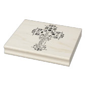 Traditionelles IHS-katholisches Gebet-Kreuz Gummistempel (Stempel)