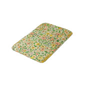 Traditionelles indisches Frühlingsblumendesign Badematte (Schrägansicht)
