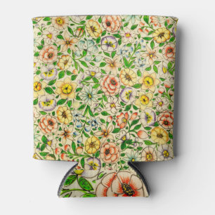 Traditionelles indisches Frühlingsblumendesign Dosenkühler